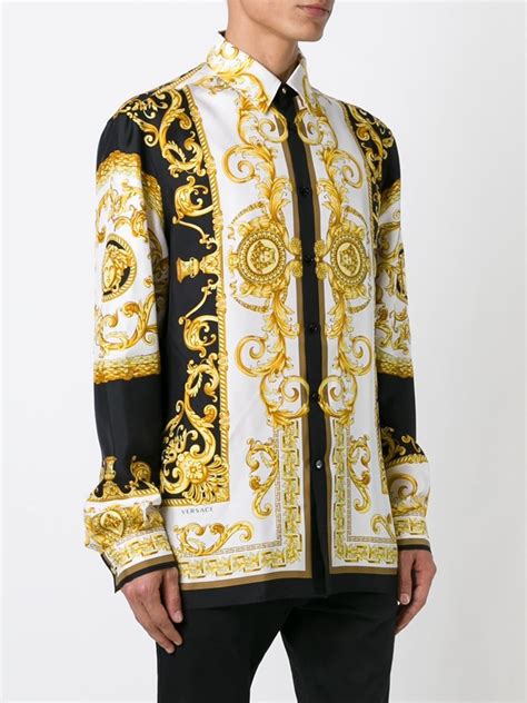 vintage shirt versace men replica|vintage versace clothes for sale.